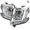 Spec-D Tuning 15-18 Chevrolet Tahoe Projector Headlights- Chrome 2LHP-TAH15-TM - alternate 1